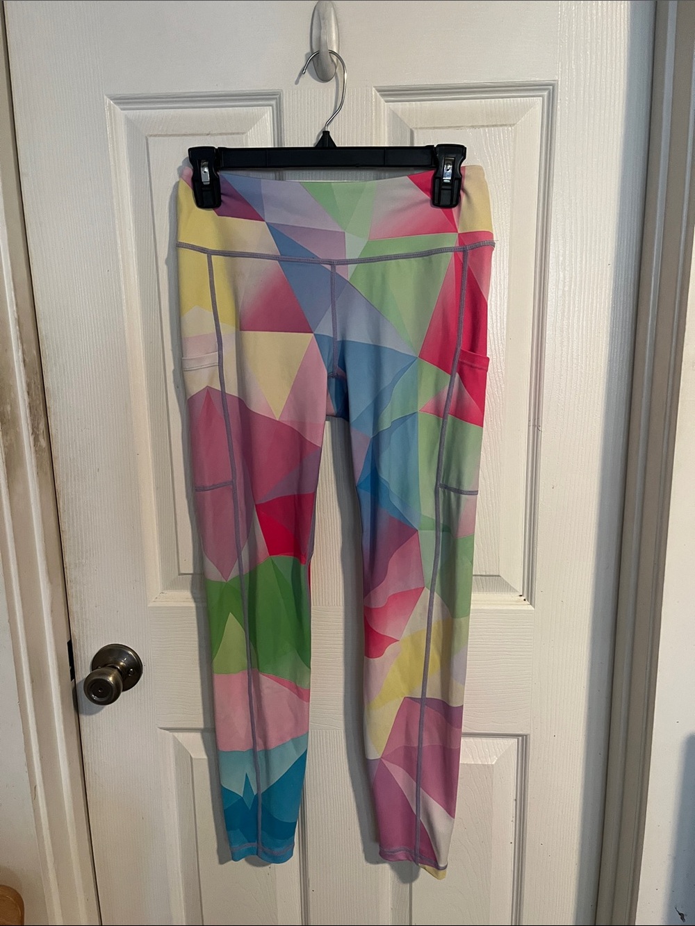 Feed me Fight me Pastel Print Leggings w:pockets